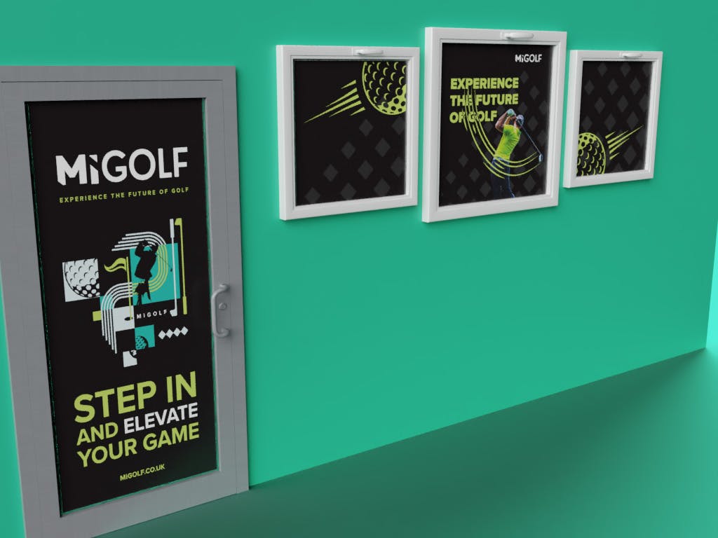Virtual Golf Signage