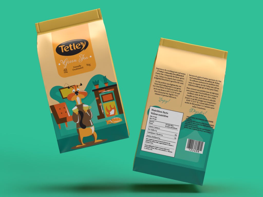 Tetley Packaging Redesign